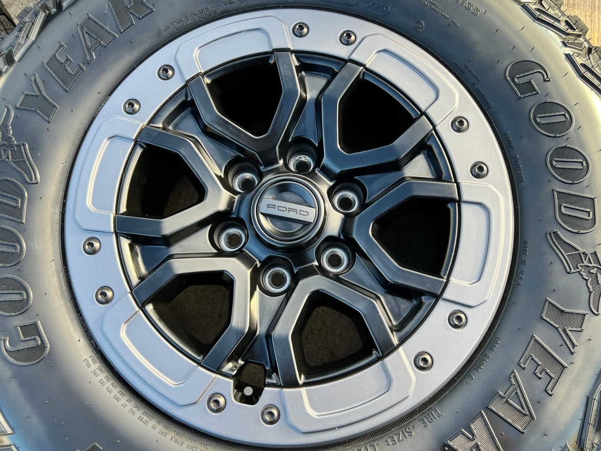 17" Ford Ranger Raptor Beadlock wheels rims Bronco 2024 2025 2026 NEW Texas Truck Tire