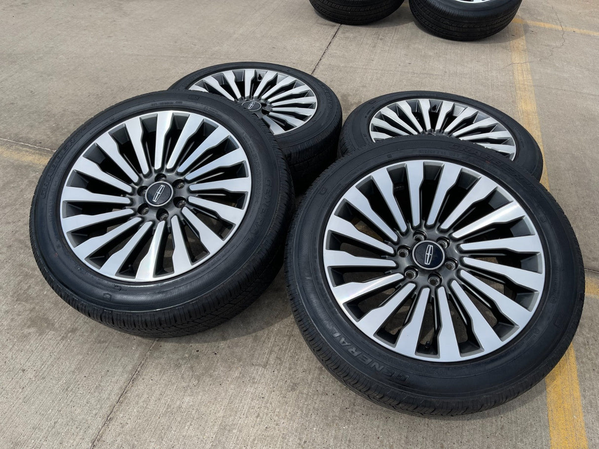 22" Lincoln Navigator OEM 10178 rims wheels BLACK LABEL 2020 2021 2022 2023 2024 Texas Truck Tire