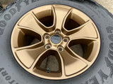 (4) 17" Jeep Wrangler Rubicon OEM 96226 wheels rims Gladiator NEW Texas Truck Tire
