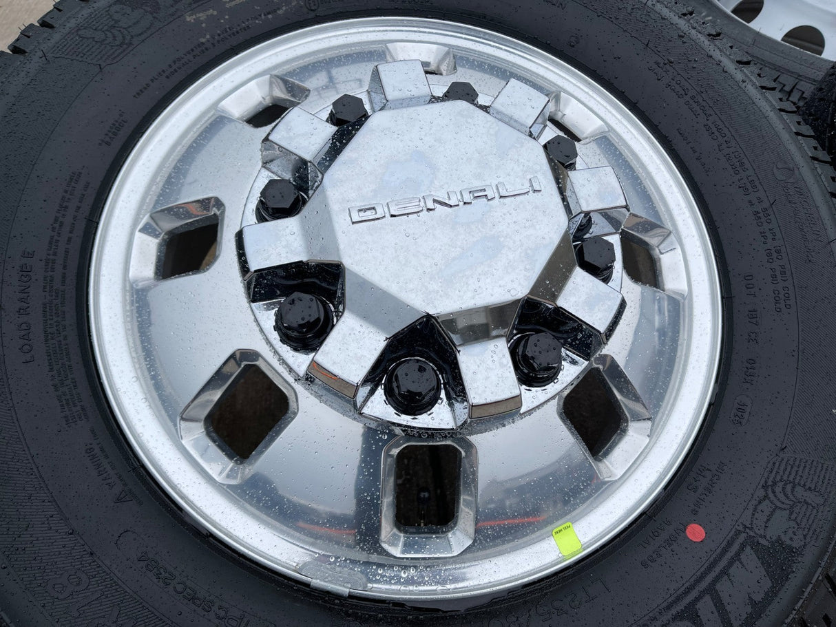 18" GMC Sierra 3500 DENALI Dually rims wheels OEM 8x210 2025 2026 MICHELIN NEW Texas Truck Tire