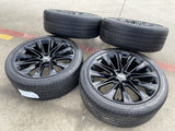 24" Cadillac Escalade V OEM ONYX wheels rims 2023 2024 2025 2026 BRIDGESTONE Texas Truck Tire