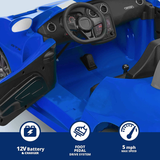 Kid Trax Dodge Viper SRT Convertible Toddler Ride-on Car, Suitable for Children aged 3 to 7 years