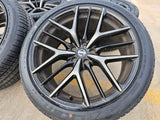 20" Nissan GT-R OEM wheels rims RAYS 62801 62200 GTR 2019 2020 2022 2023 2024 Texas Truck Tire