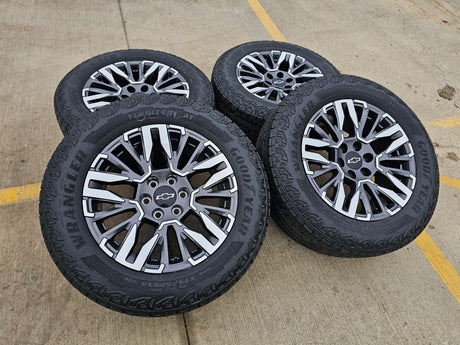 20" Chevy Silverado Z71 GMC Sierra Canyon Colorado OEM wheels rims 2025 2026 NEW Texas Truck Tire