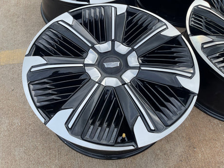 24" Cadillac Escalade IQ EV OEM 8x165 wheels rims Hummer 2500 2024 2025 2026 NEW Texas Truck Tire