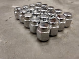 (20) OEM Toyota Tundra lug nuts polished 14x1.5 steel LX570 Sequoia Land Cruiser Texas Truck Tire