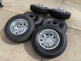 17" Dodge Ram 3500 Dually Laramie 8x200 wheels rims 2701 2702 OEM NEXEN NEW Texas Truck Tire