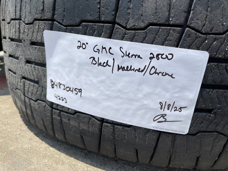 20" GMC Sierra 2500 3500 OEM wheels rims 5958 14138 tires MICHELIN DEFENDER Texas Truck Tire