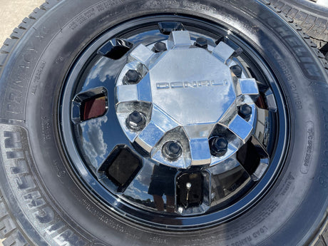 18" GMC Sierra 3500 DENALI Dually rims wheels OEM 8x210 2025 2026 MICHELIN NEW Texas Truck Tire