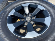 18" Dodge Ram 1500 Rebel Black OEM wheels rims 2671 tires 2024 2025 2026 NEW Texas Truck Tire