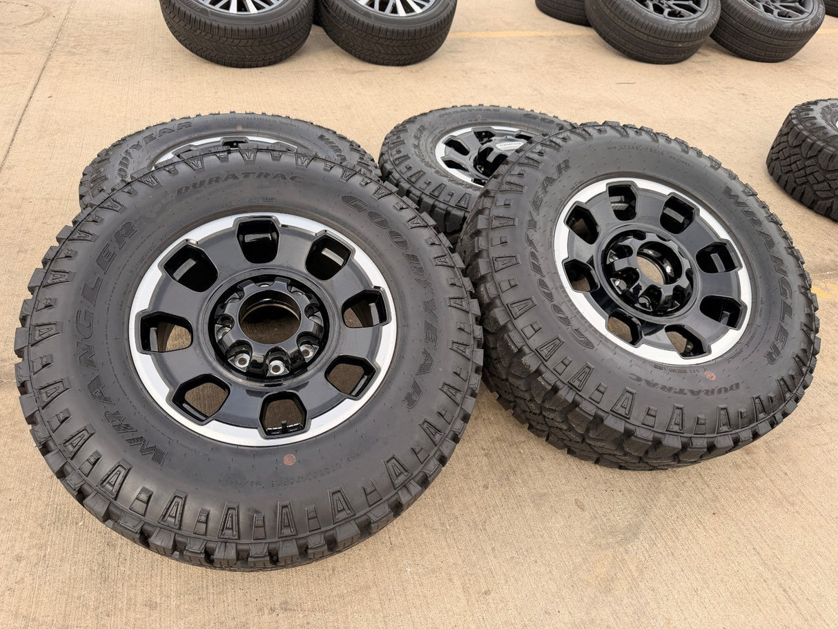 18" Ford F-250 F-350 OEM TREMOR rims wheels 10482 DURATRAC R/T 35" 2025 2026 Texas Truck Tire