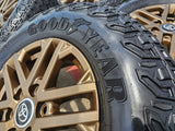18" Toyota Tundra TRD OEM wheels rims 75281 Sequoia LX600 2024 2025 2026 NEW Texas Truck Tire
