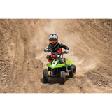 Razor 24V Dirt Quad SX McGrath Electric Ride-On - Green - Boost Motor Abilities