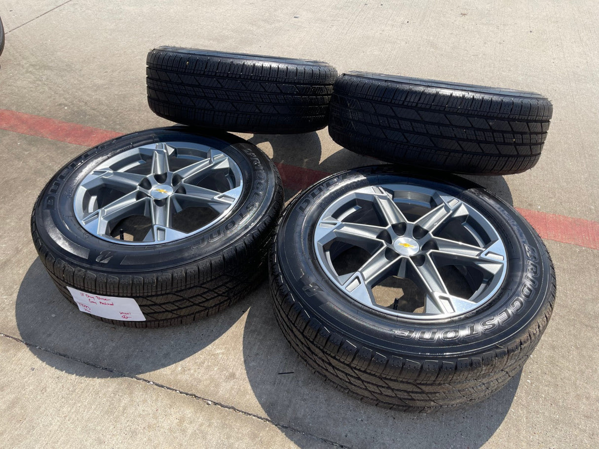 18" Chevy Blazer Traverse GMC Acadia OEM 14083 wheels rims tires NEW Texas Truck Tire