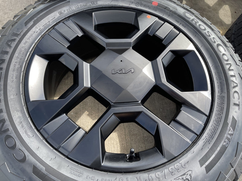 18" Kia Telluride X-PRO OEM wheels rims Sorento Sedona CONTINENTAL 2026 2027 NEW Texas Truck Tire