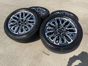 22" GMC Yukon Chevy Tahoe Escalade OEM 95486 wheels rims 2023 2024 2025 2026 Texas Truck Tire