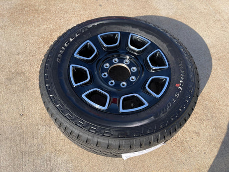 20" Ford F-250 F-350 OEM Lariat Platinum wheel rim 10486 tire 2025 2026 NEW Texas Truck Tire