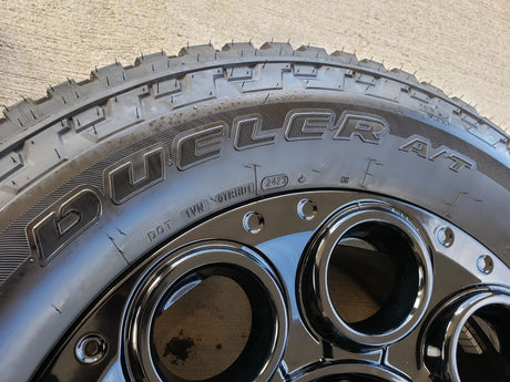 20" Ford F-250 F-350 OEM black TREMOR 10484 10299 wheels rims BRIDGESTONE Texas Truck Tire