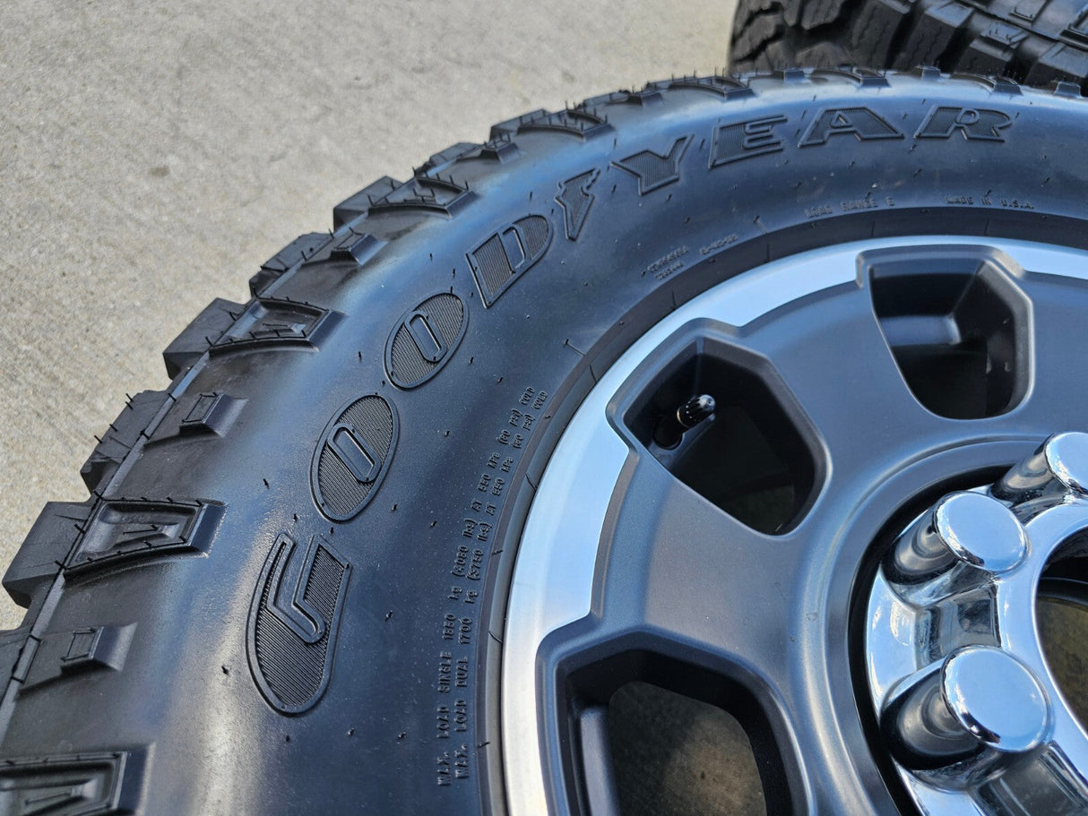 18" Ford F-250 F-350 OEM TREMOR rims wheels 10482 R/T 35" 2024 2025 2026 NEW Texas Truck Tire