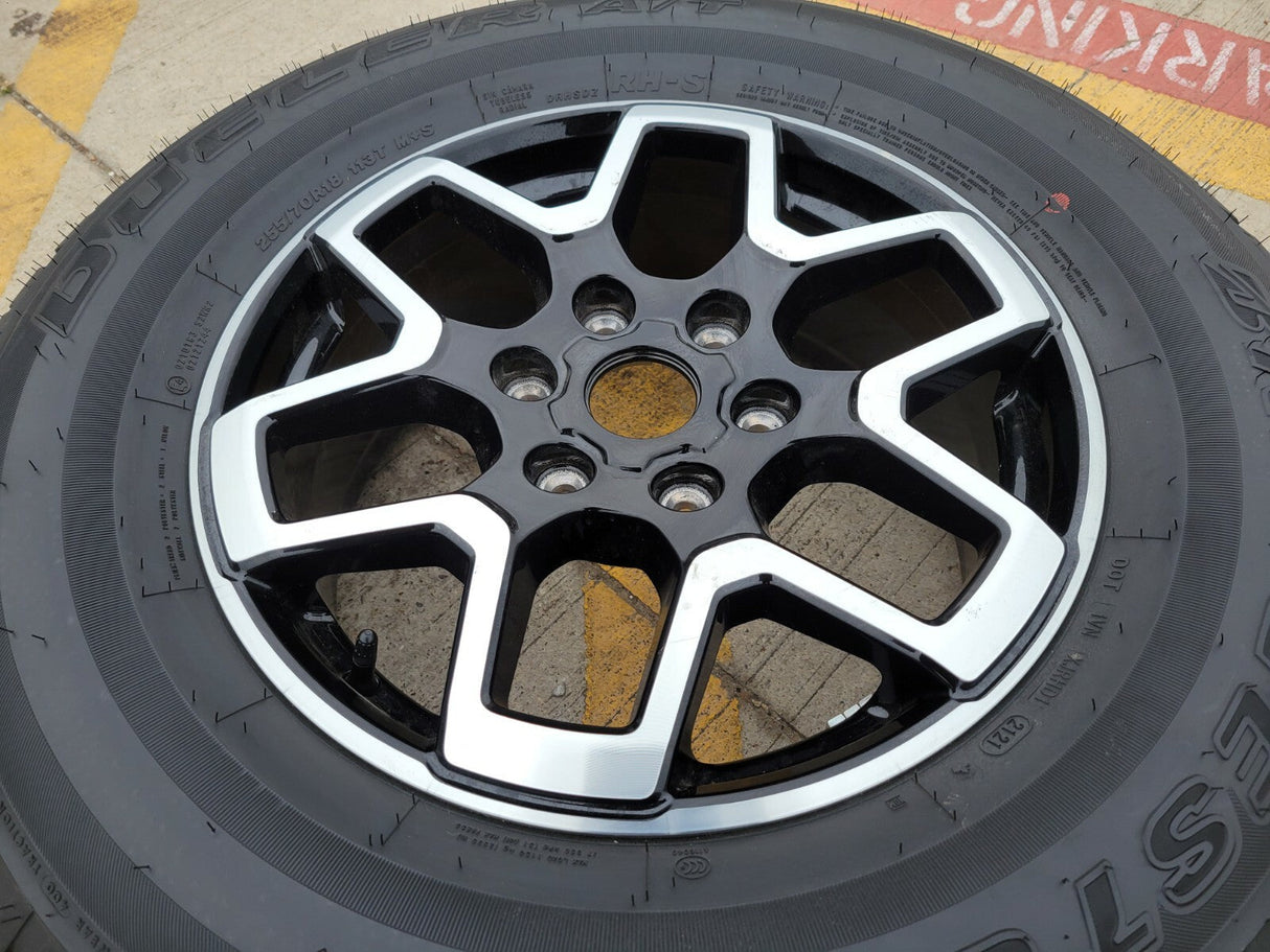 18" Ford Bronco wheel rim 95213 10389 Ranger spare 2021 2022 2023 2024 2025 NEW Texas Truck Tire