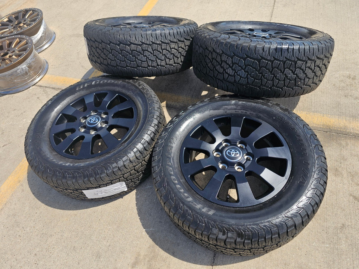 18" Toyota Land Cruiser OEM wheels rims 95952 Tundra Sequoia 2024 2025 2026 BFG Texas Truck Tire