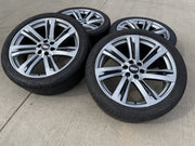 24" Cadillac Escalade V OEM wheels rims 2024 2025 2026 BRIDGESTONE DISCOUNTED Texas Truck Tire