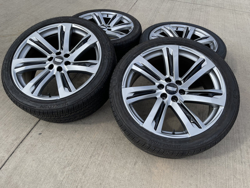 24" Cadillac Escalade V OEM wheels rims 2024 2025 2026 BRIDGESTONE DISCOUNTED Texas Truck Tire