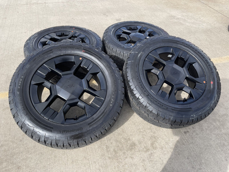 18" Kia Telluride X-PRO OEM wheels rims Sorento Sedona CONTINENTAL 2026 2027 NEW Texas Truck Tire
