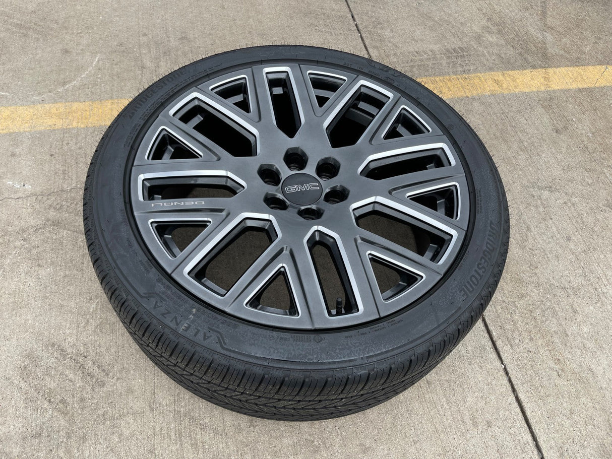 24" GMC Yukon Sierra DENALI OEM wheel rim tire 2022 2023 2024 2025 2026 NEW Texas Truck Tire