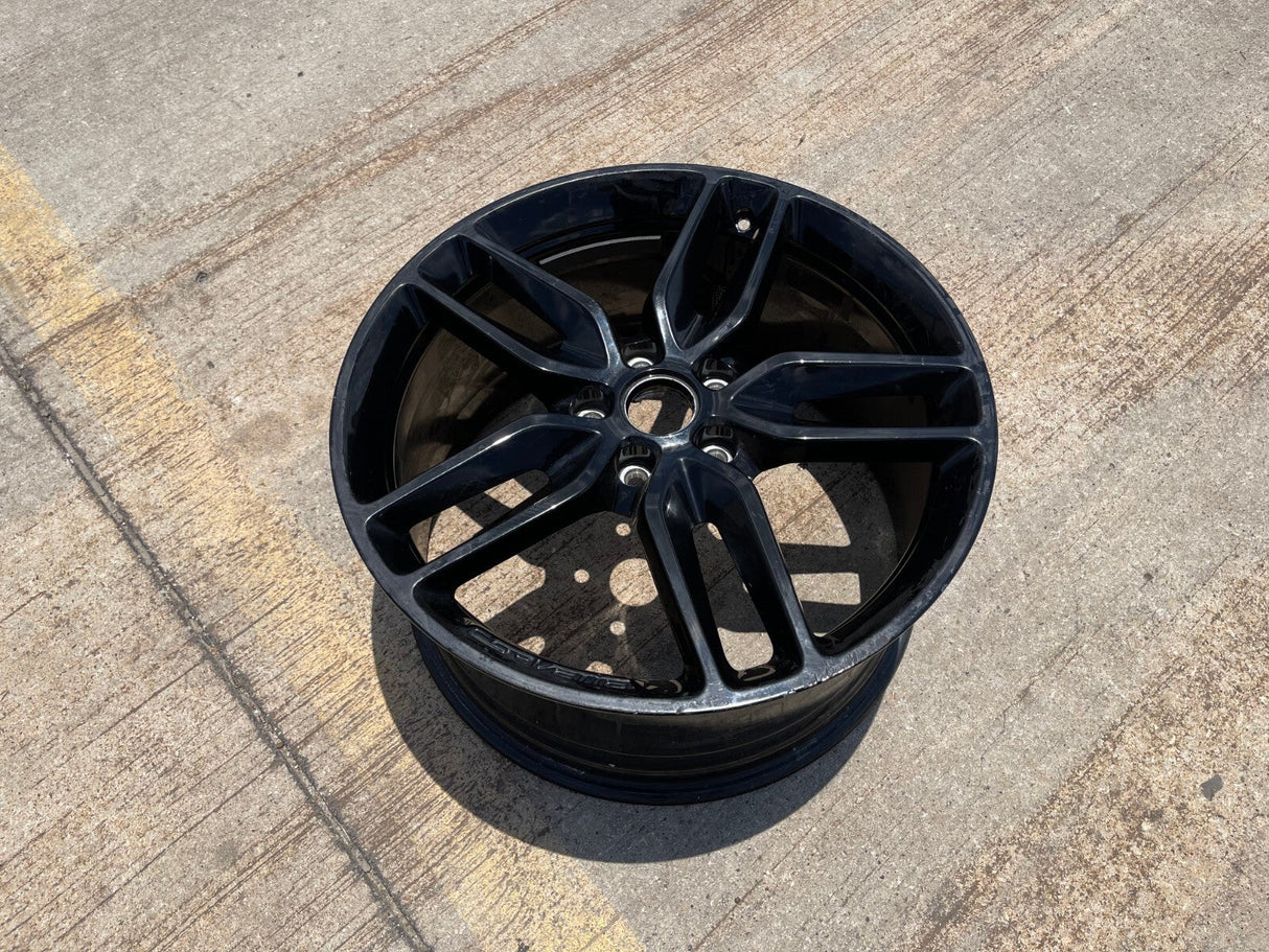 20x10 Chevy Corvette OEM wheel rim 5639 5641 black REAR 2015 2016 2017 2018 2019 Texas Truck Tire