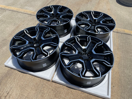 24" GMC Yukon Sierra Chevy Tahoe Escalade V OEM wheels rims 2025 2026 NEW Texas Truck Tire