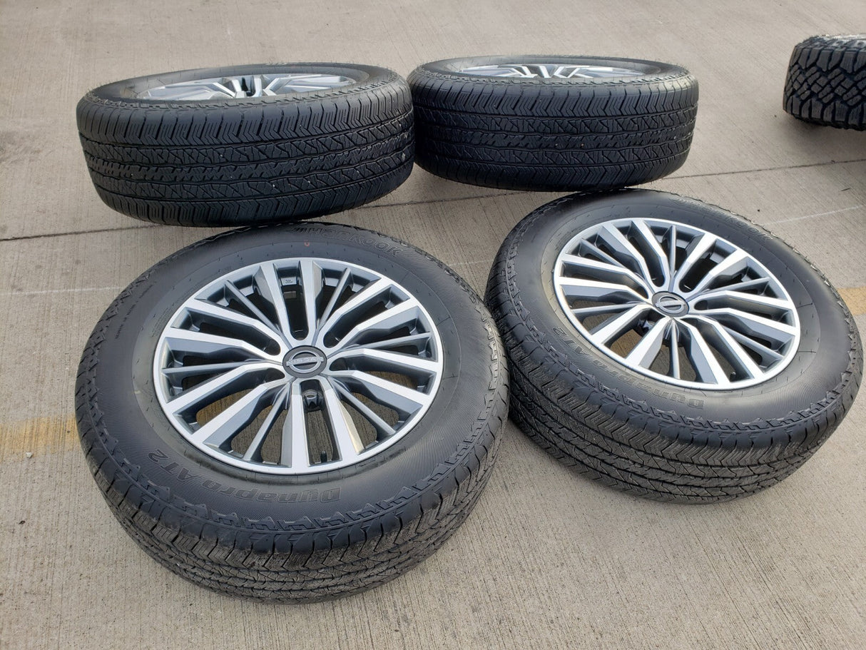 20" Nissan Titan Armada Infiniti QX80 OEM 62858 wheels rims 2023 2024 2025 2026 Texas Truck Tire