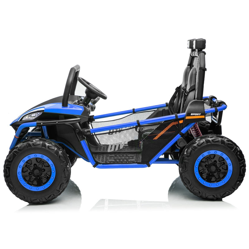 24V Electric Kids Ride-On UTV Truck with 2 Seats, 4WD and Remote Control, 4x80W Motors