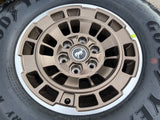 17" Ford Bronco HERITAGE Edition wheels rims BRONZE 2025 2026 GOODYEAR 35" NEW Texas Truck Tire