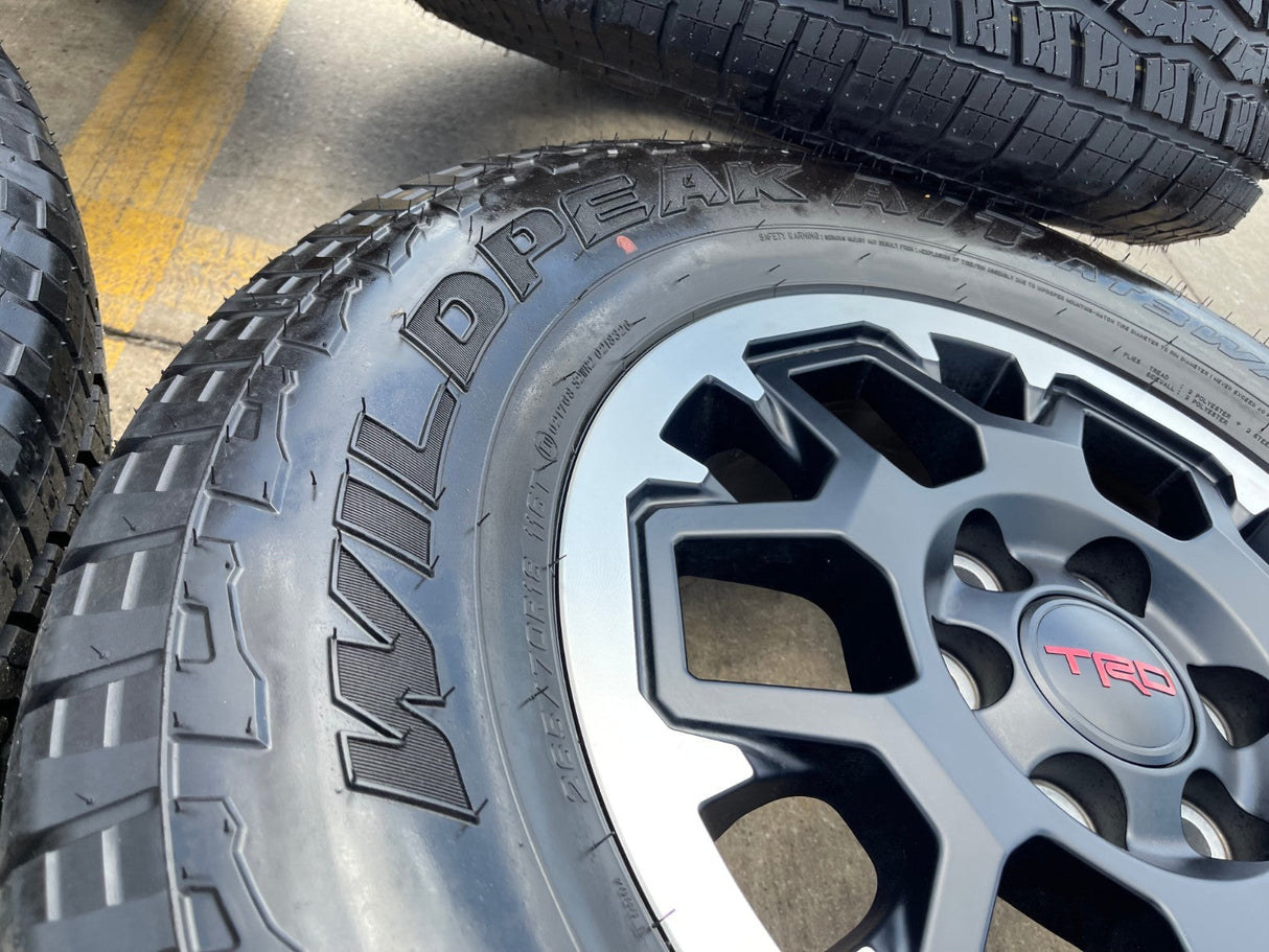 18" Toyota Tacoma 4Runner TRD OEM 94199 wheels rims tires 2024 2025 2026 NEW Texas Truck Tire