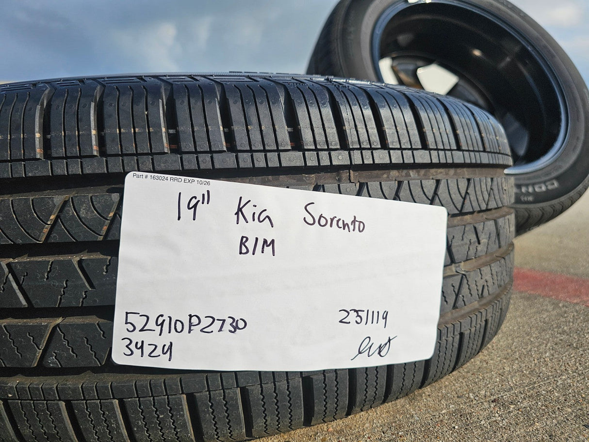 19" Kia Sorento Carnival OEM 95934 wheels rims Stinger K4 K5 2025 2026 NEW Texas Truck Tire