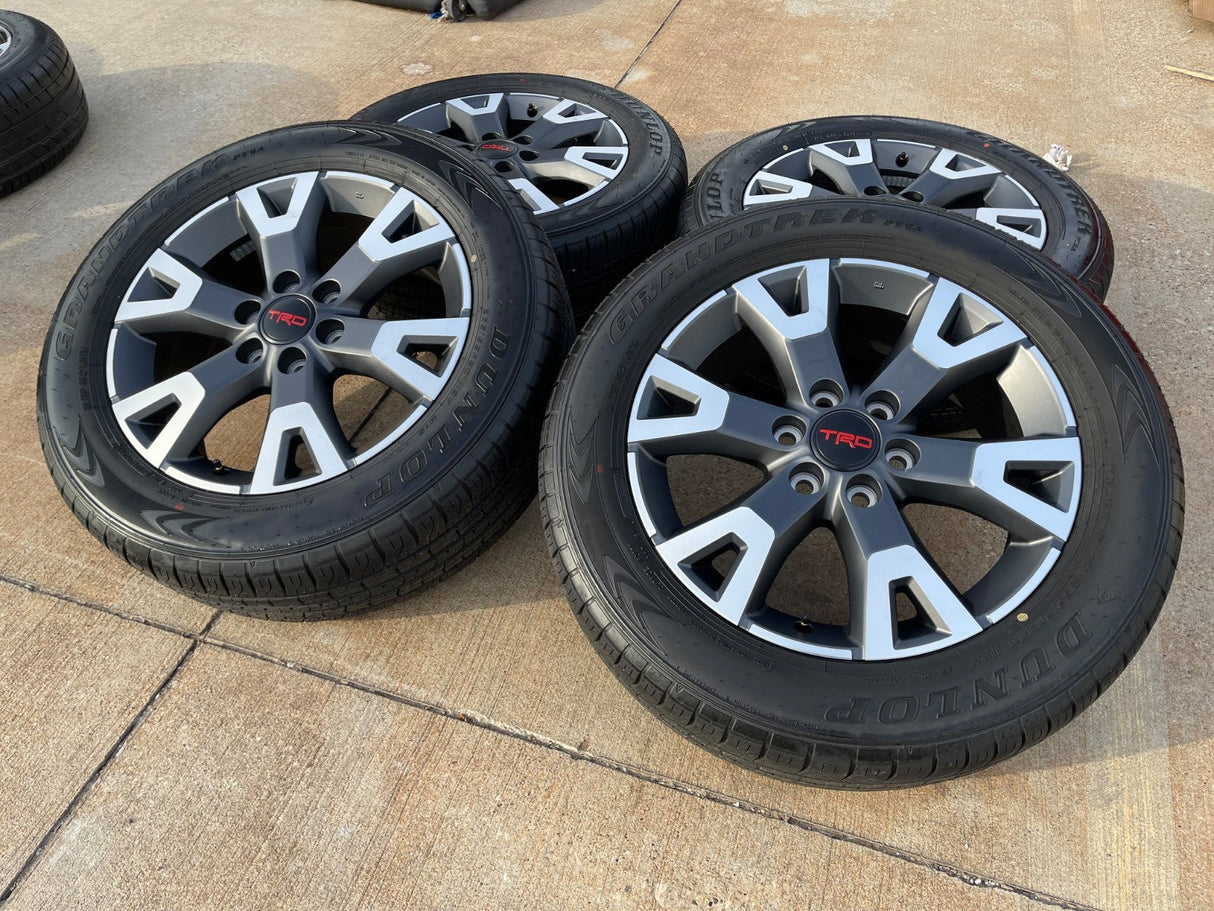 20" Toyota 4Runner TRD OEM 94198 wheels rims Tundra Sequoia 2025 2026 NEW Texas Truck Tire