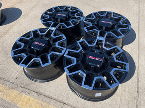18" GMC Sierra AT4X Chevy Trail Boss 2500 OEM 14136 wheels rims 2025 2026 NEW Texas Truck Tire