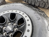 17" Ford F-150 Raptor OEM BEADLOCK rims wheels 10459 95210 BFG KO2 35" tires NEW Texas Truck Tire