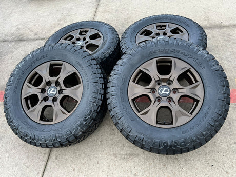 18" Lexus GX550 OEM 10544 wheels rims BRONZE Toyota Land Cruiser Tundra NEW Texas Truck Tire