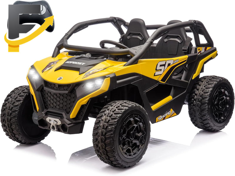 24V 10Ah Kids 2-Seater Ride-On UTV with Remote Control for Boys and Girls