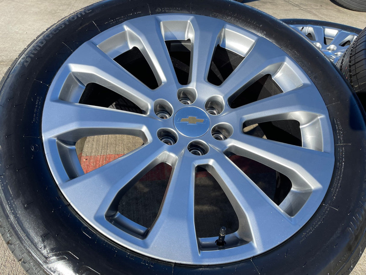 22" Chevy Silverado High Country OEM 5922 wheels rims Tahoe 2024 2025 2026 NEW Texas Truck Tire