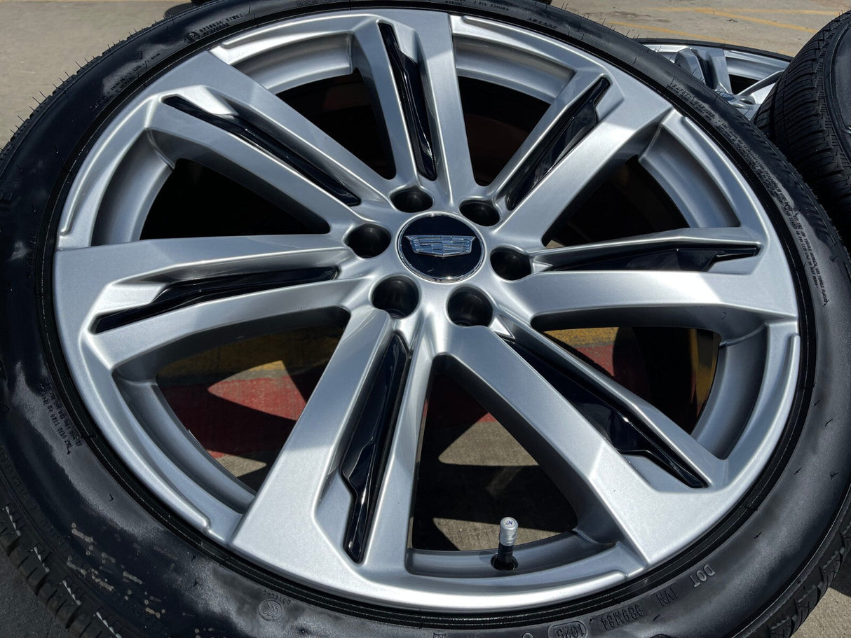 24" Cadillac Escalade V OEM wheels rims tires 2022 2023 2024 2025 2026 NEW Texas Truck Tire