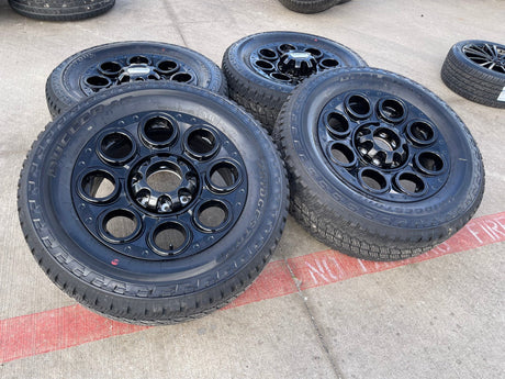 20" Ford F-250 F-350 OEM black Lariat 10299 10484 wheels rims 2024 2025 2026 NEW Texas Truck Tire