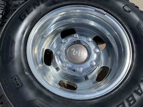 17" Ford F-350 Dually OEM 10477 10478 rims wheels 2024 2025 2026 GENERAL A/T NEW Texas Truck Tire