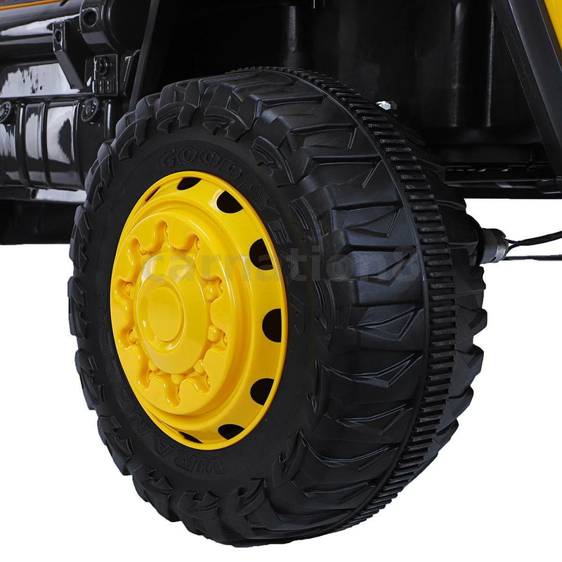12V Four-wheel Drive Construction Truck 2.4G Remote Control/App Control Children's Electric Ride On Vehicle
