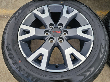 20" Toyota 4Runner TRD OEM 94198 wheels rims Tundra Sequoia 2025 2026 DUNLOP NEW Texas Truck Tire