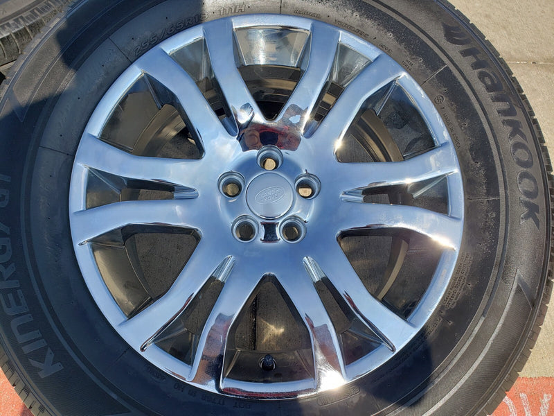 18" Land Rover OEM 72202 CHROME wheels rims Velar Evoque LR2 Discovery Sport Texas Truck Tire