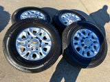 18" Chevy Silverado 2500 3500 OEM 5959 wheels rims MICHELIN LTX A/T2 NEW Texas Truck Tire