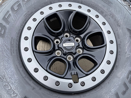 17" Ford F-150 Raptor OEM BEADLOCK rims wheels 10459 95210 BFG KO2 37" tires NEW Texas Truck Tire